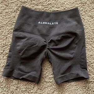 Alphalete amplify contour short 5” pewter XS